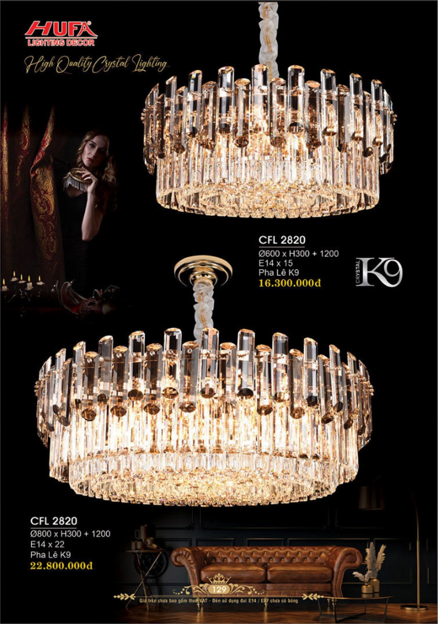 Bảng giá đèn trang trí HUFA